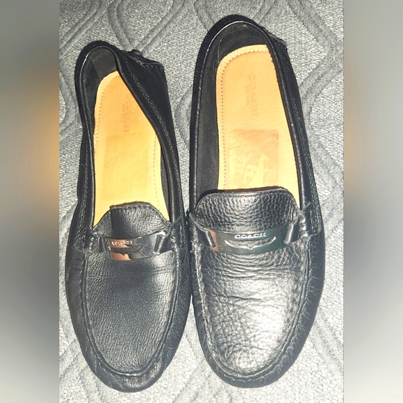 COACH NOLA PEBBLE GRAIN LEATHER SIZE 7 WORN A HANDFUL OF TIMES - Picture 10 of 12